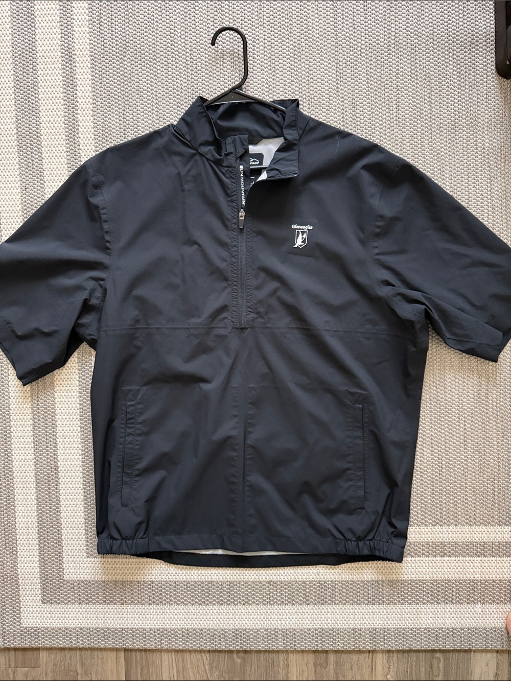 Men's Performance Half-Zip Waterproof Jacket - Black